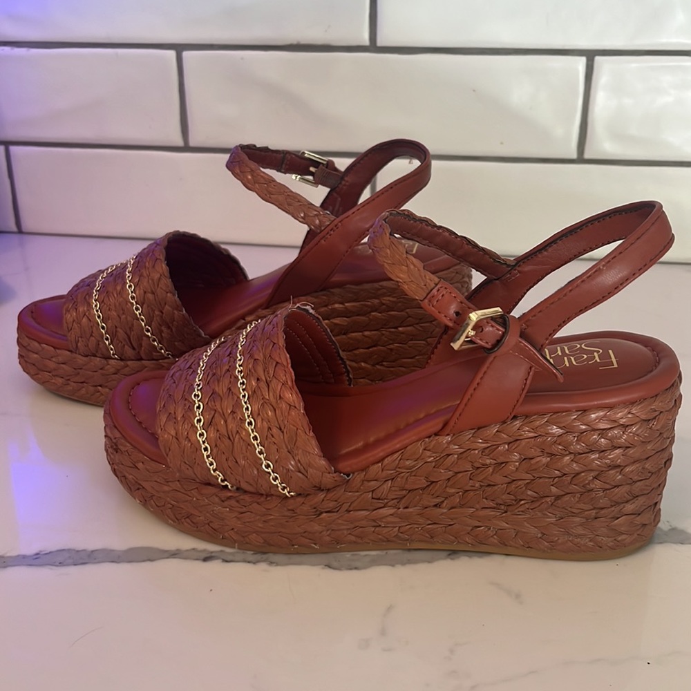 Franco Sarto Wedge Sandals size 8.5 - Picture 2 of 6
